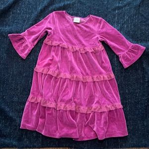 Hanna Andersson size 130 velour dress
